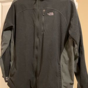 Black and grey mens fleece